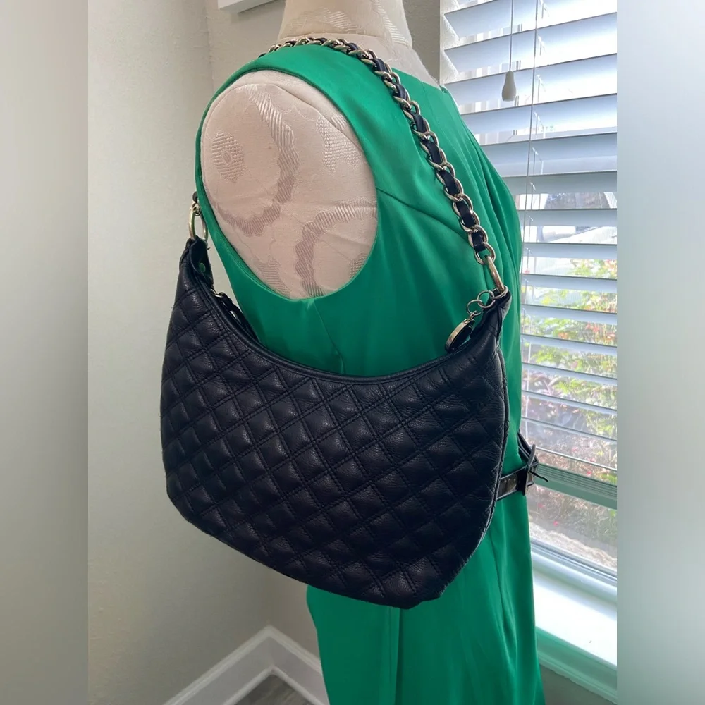 The Sak Black Hobo Bag with Quilted Design - Picture 15 of 15